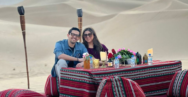 Romantic Dune Dinner in Abu Dhabi